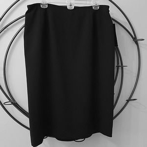 Evan Picone Black Mozart Career Skirt size 14